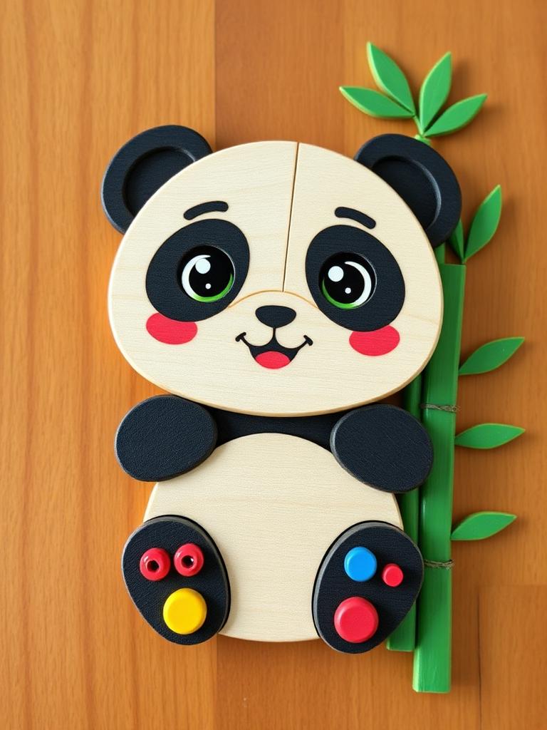 Drewniana panda — poziom tematyczny